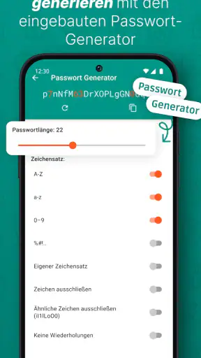 Password Safe und Manager screenshot