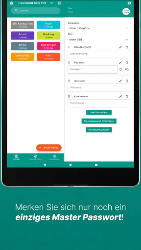 Password Safe und Manager screenshot