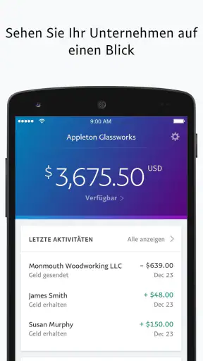 PayPal Business screenshot