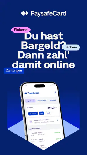 PaysafeCard– Prepaid-Zahlungen screenshot