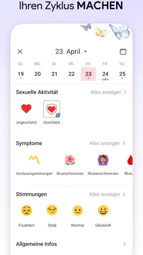 Perioden Kalender: Mein Zyklus screenshot