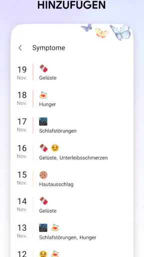 Perioden Kalender: Mein Zyklus screenshot