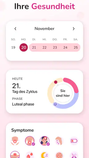 Periodenkalender - Zyklus screenshot