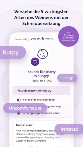 Philips Avent Baby Monitor+ screenshot