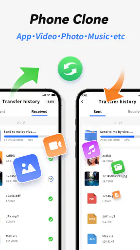 Phone Clone: Transfer Content screenshot