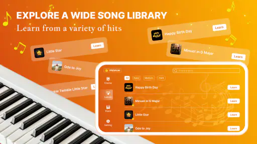 Piano Learn: Fun Real Keyboard screenshot