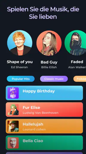 Piano - music & songs games screenshot