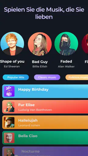 Piano - music & songs games screenshot