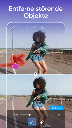 Picsart Bilder bearbeiten AI screenshot