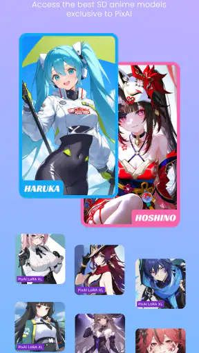 PixAI: AI Anime Art Generator screenshot