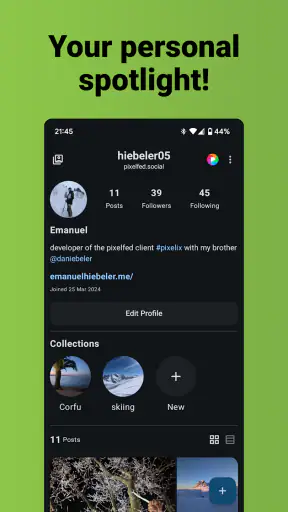 Pixelix - Ein Pixelfed Client screenshot