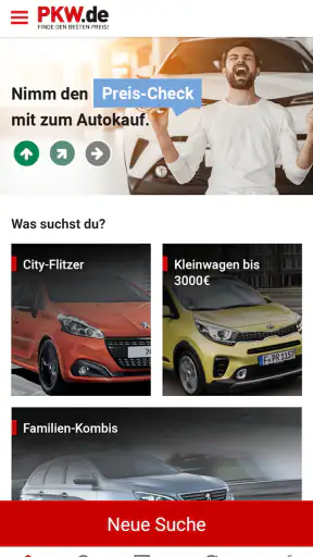 PKW.de - Gebrauchtwagen-Börse screenshot