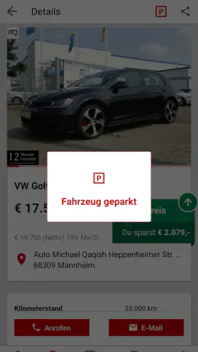 PKW.de - Gebrauchtwagen-Börse screenshot