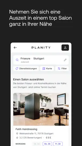 Planity screenshot