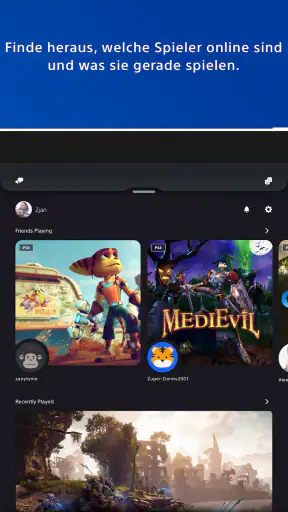 PlayStation App screenshot