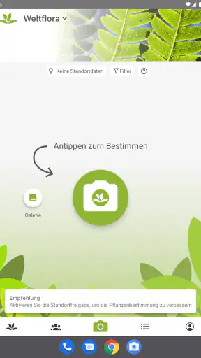 Pl@ntNet Pflanzenbestimmung screenshot
