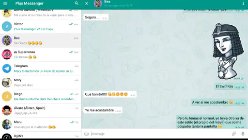 Plus Messenger screenshot