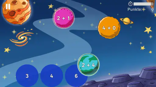 Plus und minus trainieren screenshot