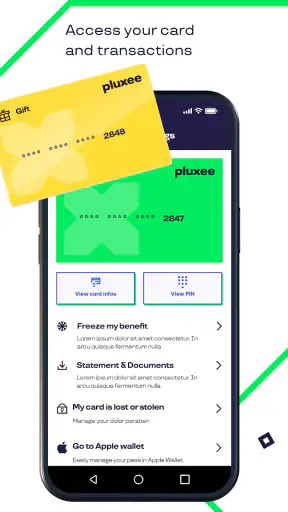 Pluxee PLX screenshot