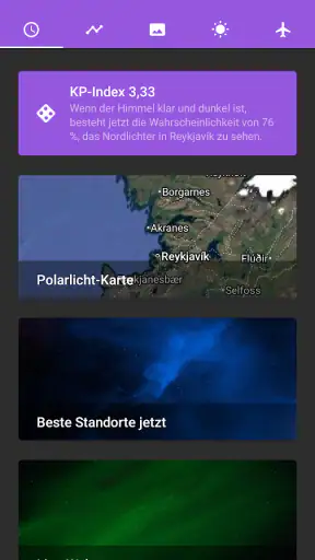 Polarlicht-Vorhersage Pro screenshot