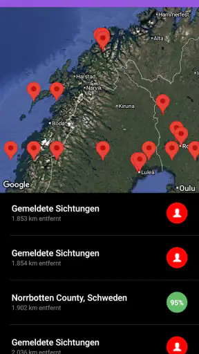 Polarlicht-Vorhersage Pro screenshot