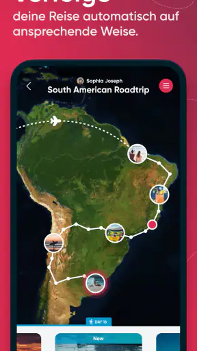 Polarsteps Reisen screenshot