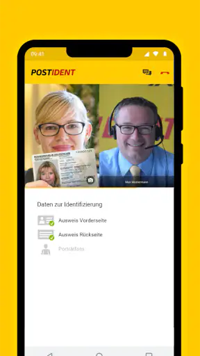 POSTIDENT screenshot