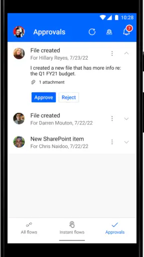 Power Automate screenshot