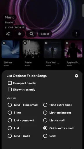 Poweramp screenshot