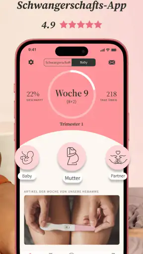 Preglife - Schwangerschaftsapp screenshot