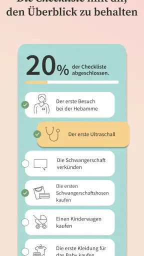Preglife - Schwangerschaftsapp screenshot
