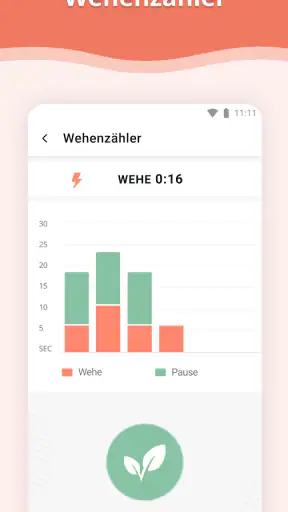 Schwangerschafts-App screenshot