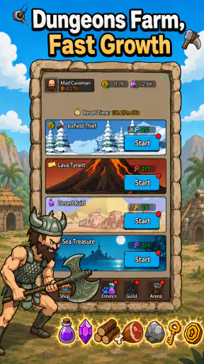 Primitive Loot Go screenshot