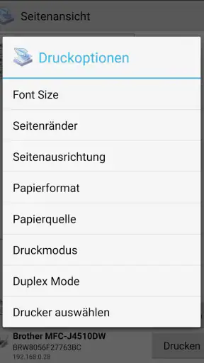 PrinterShare Mobiles Drucken screenshot