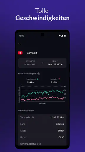 Proton VPN: Schnell und sicher screenshot