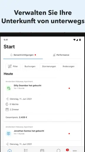 Pulse für Booking.com-Partner screenshot