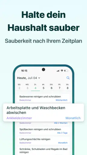 Putzplan & Haushaltsplaner screenshot