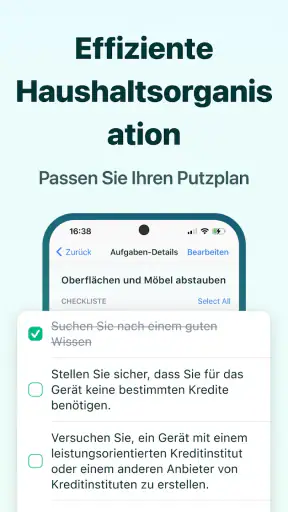 Putzplan & Haushaltsplaner screenshot