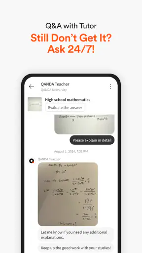 QANDA : KI-Hausaufgabenhelfer screenshot