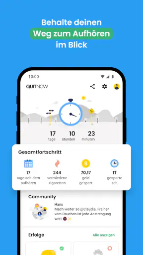 QuitNow: Rauchen aufhören screenshot