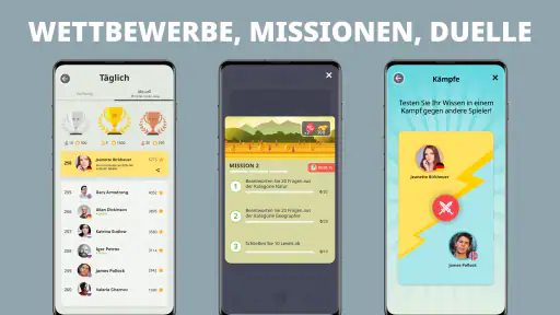 QuizzLand Allgemeinwissen Quiz screenshot