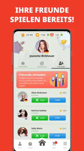 QuizzLand Allgemeinwissen Quiz screenshot