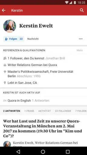 Quora screenshot