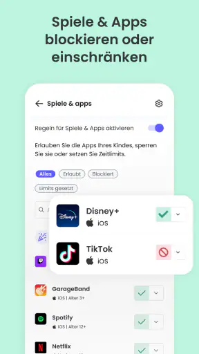 Qustodio Kindersicherung App screenshot