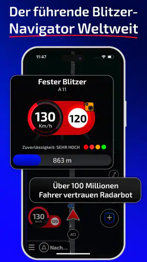 Radarbot: Blitzer Radarwarner screenshot
