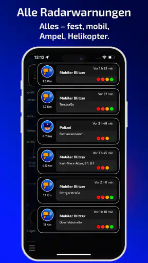 Radarbot: Blitzer Radarwarner screenshot