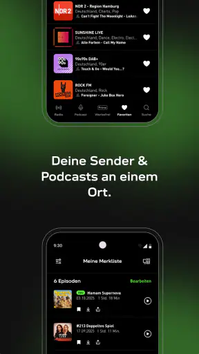 radio.de - Radio und Podcast screenshot