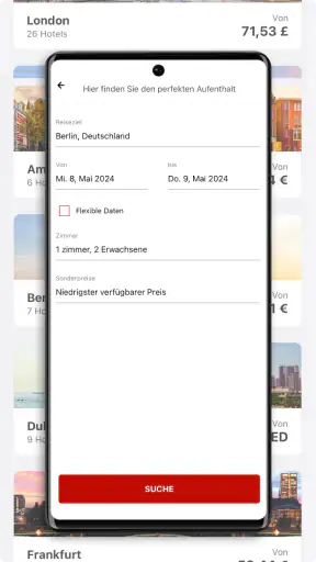 Radisson Hotels Aufenthalts screenshot
