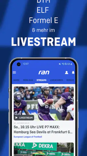 ran | NFL, Bundesliga, DTM screenshot