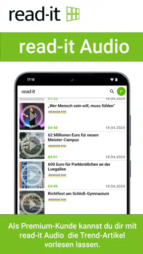 read-it: Zeitungen & Magazine screenshot